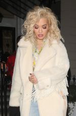 RITA ORA Out in London 11/24/2018