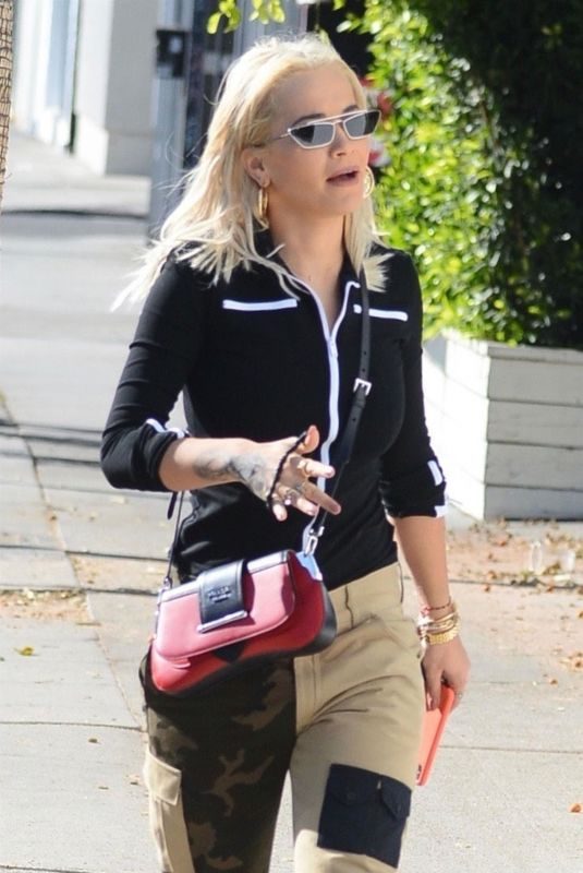 RITA ORA Out Shopping in West Hollywood 11/14/2018