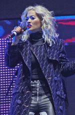 RITA ORA Performs at Radio City Hits at Echo Arena in Liverpool 11/23/2018