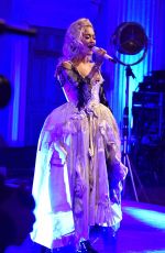 RITA ORA Performs at Unicef UK Halloween Ball in London 10/30/2018