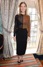 ROSAMUND PIKE at A Private War Lunch in London 11/21/2018