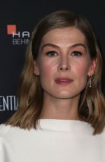 ROSAMUND PIKE at Hamilton Behind the Camera Awards in Los Angeles 11/04/2018