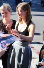 ROSAMUND PIKE Out and About in Los Angeles 11/03/2018