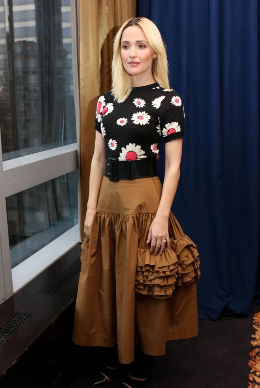 ROSE BYRNE at Instant Family Press Conference in New York 10/28/2018