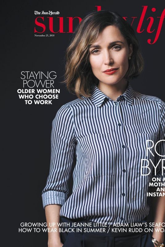 ROSE BYRNE in Sunday Life Magazine, November 2018
