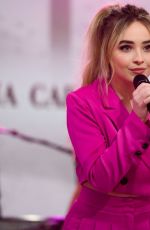 SABRINA CARPENTER Performs on Today Show in Mew York 11/09/2018