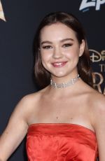 SADIE STANLEY at The Nutcracker and the Four Realms Premiere in Los Angeles 10/29/2018