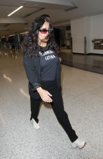 SALMA HAYEK at LAX Airport in Los Angeles 11/02/2018