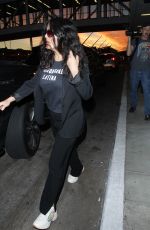 SALMA HAYEK at LAX Airport in Los Angeles 11/02/2018