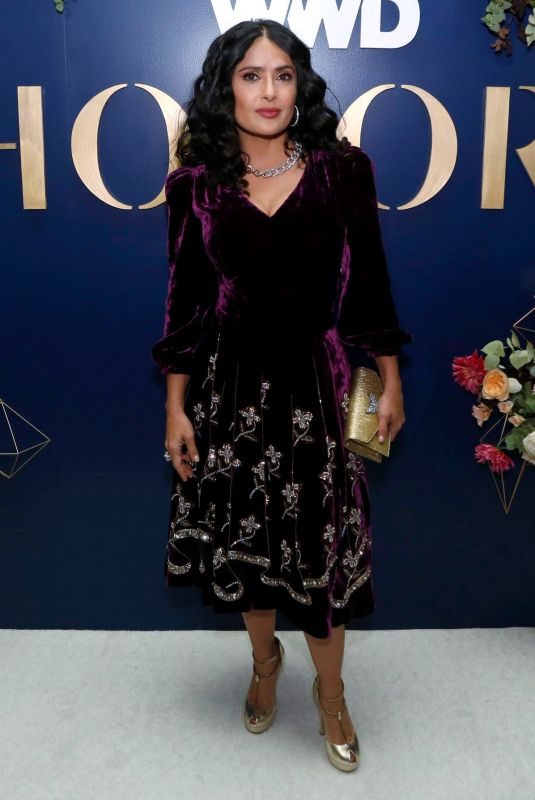 SALMA HAYEK at WWD 2018 Honors in New York 10/30/2018