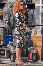 SALMA HAYEK on the Set of Limited Partners in Atlanta 11/05/2018