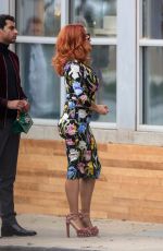SALMA HAYEK on the Set of Limited Partners in Atlanta 11/05/2018