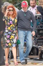 SALMA HAYEK on the Set of Limited Partners in Atlanta 11/05/2018