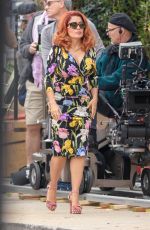 SALMA HAYEK on the Set of Limited Partners in Atlanta 11/05/2018
