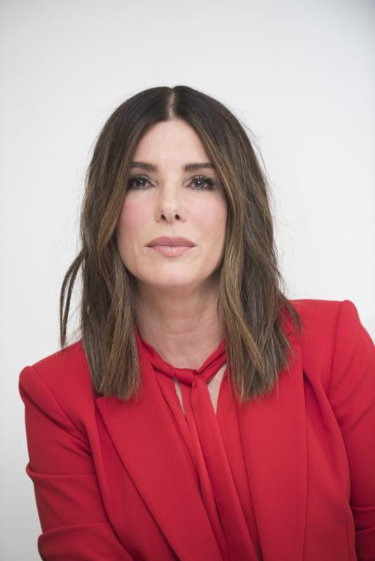 SANDRA BULLOCK at Bird Box Press Conference in Beverly Hills 12/11/2018
