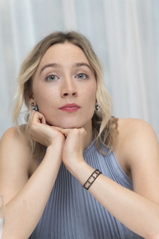 SAOIRSE RONAN at Mary Queen of Scots Photocall in West Hollywood 11/18/2018
