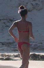 SARA SAMPAIO in Bikini on the Beach in Tulum 11/23/2018