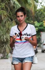 SARA SAMPAIO Out and About in Tulum 11/27/208