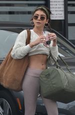 SARAH HYLAND Arrives at a Gym in Los Angeles 11/19/2018