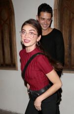SARAH HYLAND Laves Abbey in West Hollywood 11/19/2018