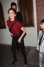 SARAH HYLAND Laves Abbey in West Hollywood 11/19/2018