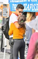 SARAH HYLAND Shopping at Farmers Market in Studio City 11/04/2018