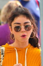 SARAH HYLAND Shopping at Farmers Market in Studio City 11/04/2018