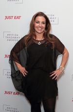 SARAH WILLINGHAM at British Takeaway Awards in London 11/12/2018