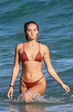 SELENA WEBER in Bikini on the Beach in Miami 11/13/2018