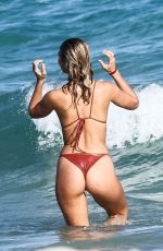 SELENA WEBER in Bikini on the Beach in Miami 11/13/2018