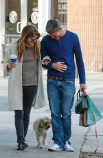 SELMA BLAIR Wearing a Fake Tiny Hand Out in Los Angeles