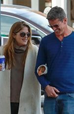 SELMA BLAIR Wearing a Fake Tiny Hand Out in Los Angeles