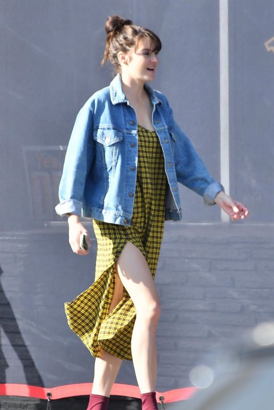 SHAILENE WOODLEY on the Set of Drake Doremus Drama in Los Angeles 11/10/2018
