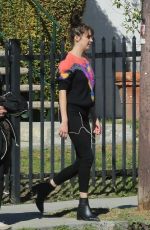 SHAILENE WOODLEY on the Set of Drake Doremus Drama in Los Angeles 11/19/2018