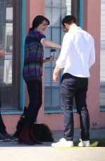 SHAILENE WOODLEY on the Set of Drake Doremus Drama in Los Angeles 11/27/2018