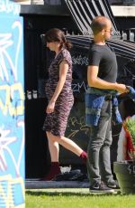 SHAILENE WOODLEY on the Set of Drake Doremus Project in Los Angeles 11/16/2018