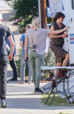 SHAILENE WOODLEY on the Set of Drake Doremus Project in Los Angeles 11/16/2018