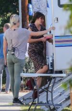 SHAILENE WOODLEY on the Set of Drake Doremus Project in Los Angeles 11/16/2018