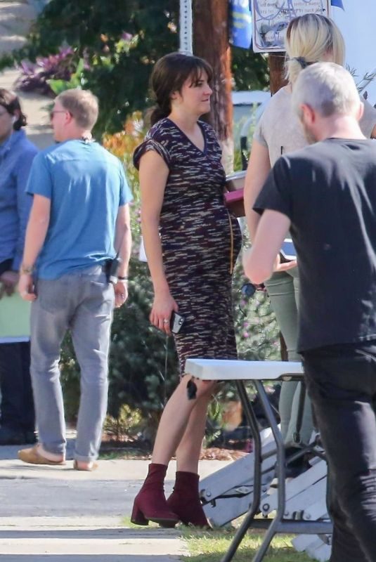 SHAILENE WOODLEY on the Set of Drake Doremus Project in Los Angeles 11/16/2018