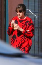 SHAILENE WOODLEY Taking a Break on the Set of Drake Doremus Drama in Los Angeles 11/13/2018