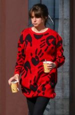 SHAILENE WOODLEY Taking a Break on the Set of Drake Doremus Drama in Los Angeles 11/13/2018