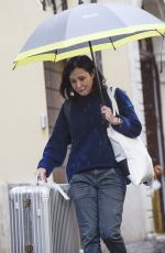 SHANNEN DOHERTY Leaves Her Hotel in Rome 11/04/2018