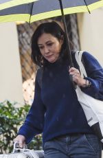 SHANNEN DOHERTY Leaves Her Hotel in Rome 11/04/2018