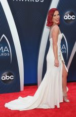 SHARNA BURGESS at 2018 CMA Awards in Nashville 11/14/2018