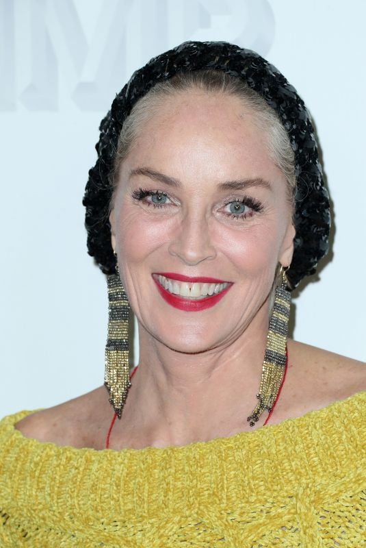 SHARON STONE at Pimp Premiere in Los Angeles 11/07/2018