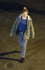SIENNA MILLER on the Set of 17 Bridges in New York 11/16/2018