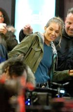 SIENNA MILLER on the Set of 17 Bridges in New York 11/17/2018