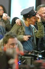 SIENNA MILLER on the Set of 17 Bridges in New York 11/17/2018