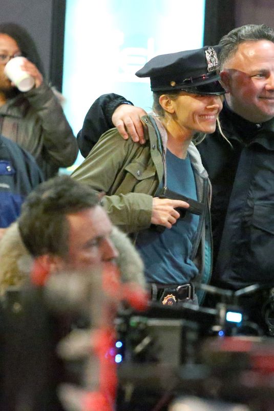 SIENNA MILLER on the Set of 17 Bridges in New York 11/17/2018