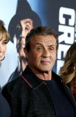 SISTINE STALLONE and JENNIFER FLAVIN at Creed II Premiere in New York 11/14/2018